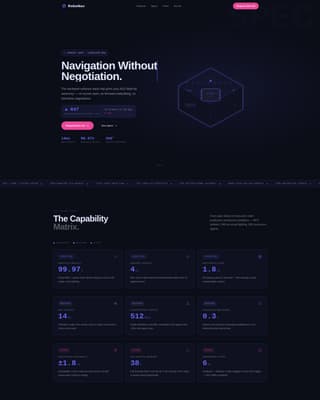 Robonav - Autonomous Navigation Landing Page Template