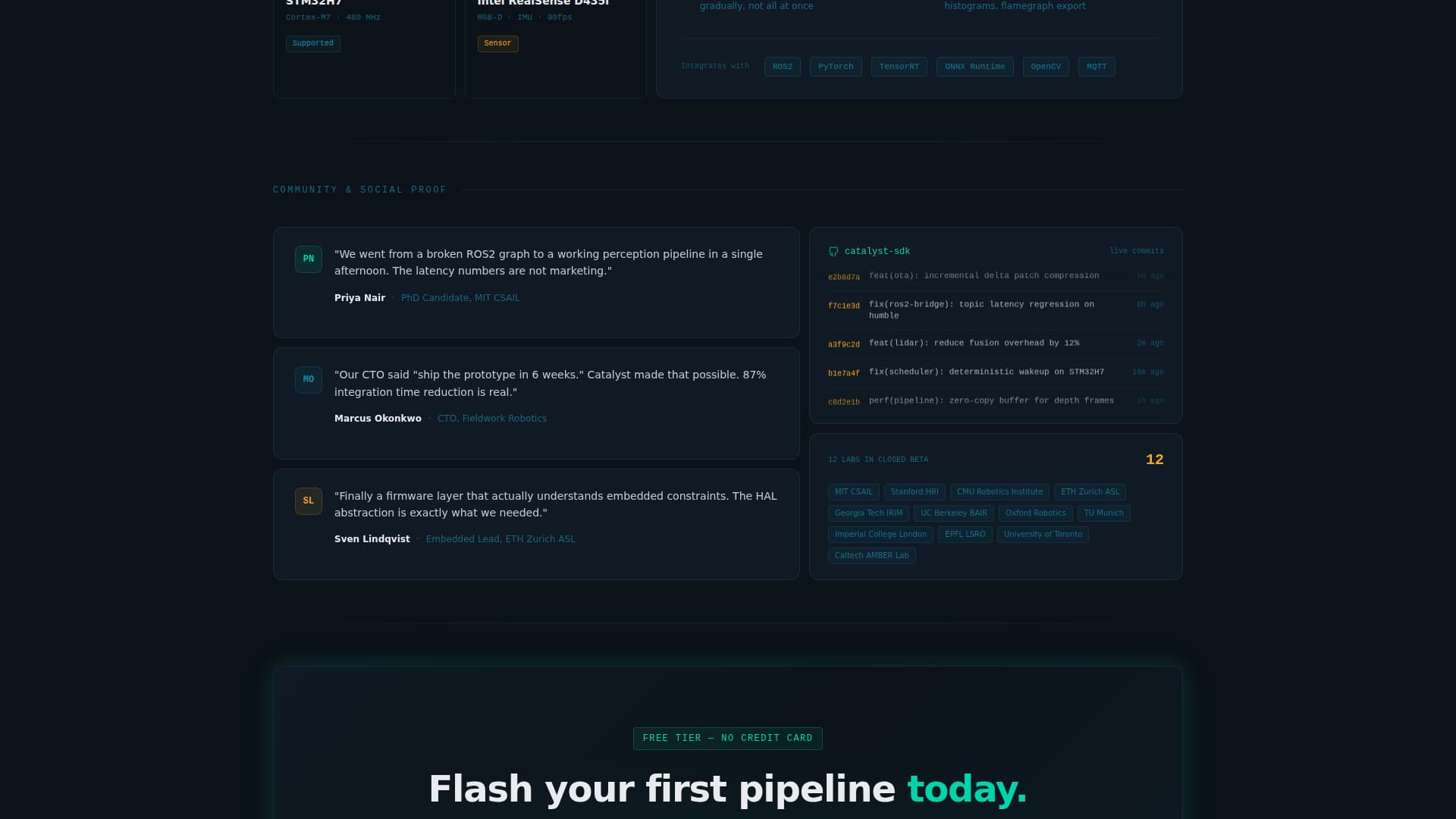 Catalyst - Dynamic Robotech Landing Page Template