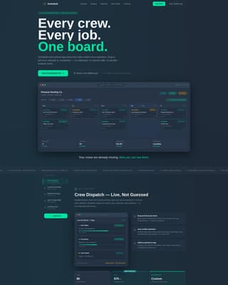 Schedule - Powerful Roofing Landing Page Template