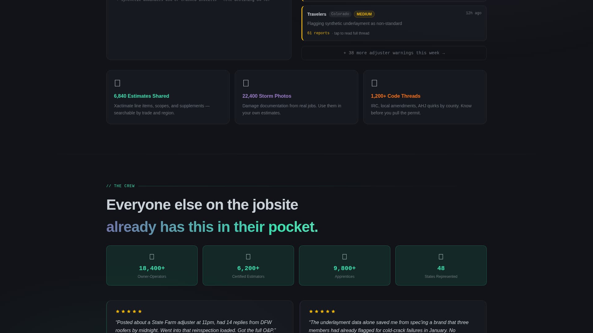 Rooferhub - Powerful Community Landing Page Template