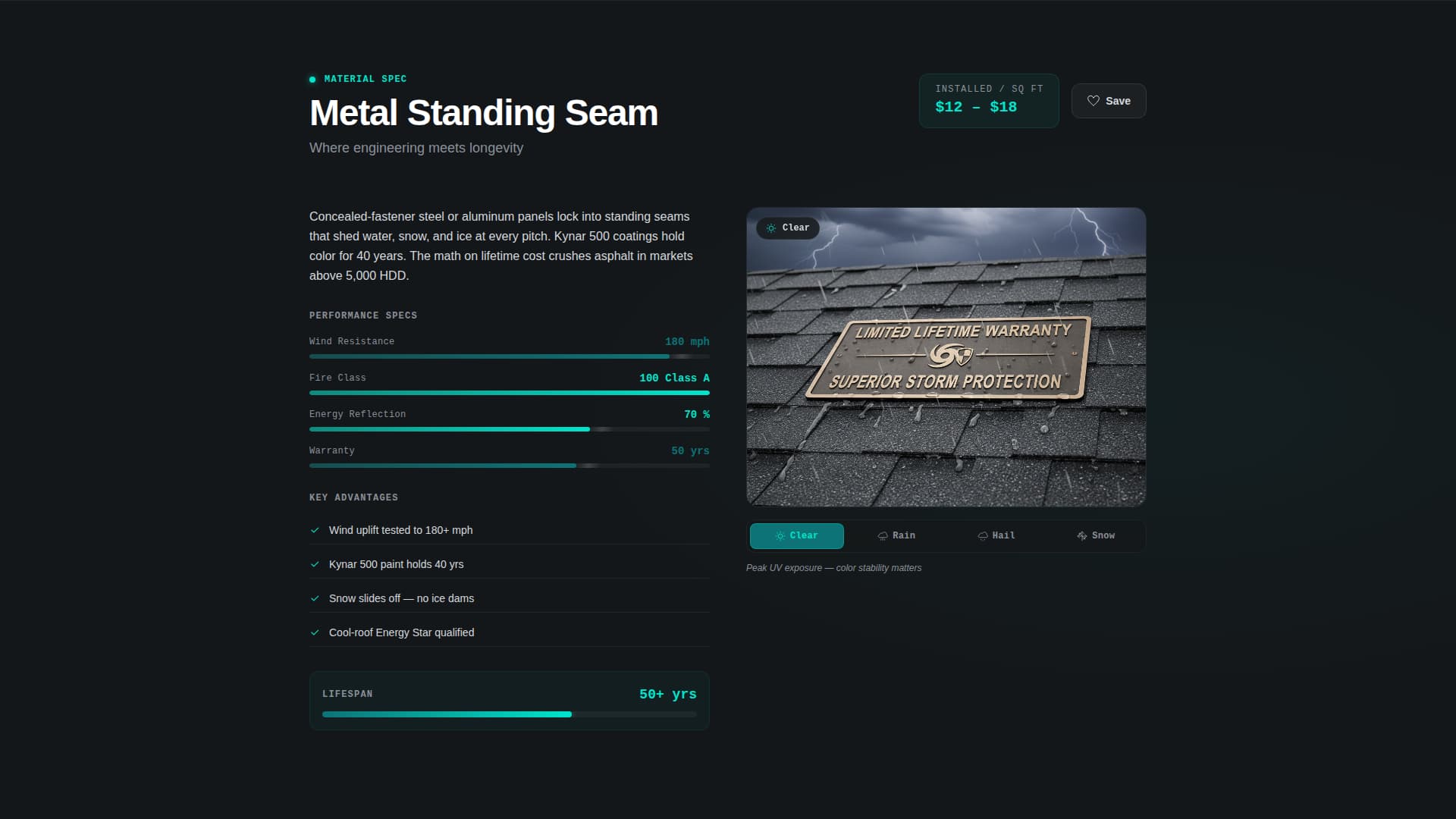 Shingle - Dynamic Roofing Landing Page Template
