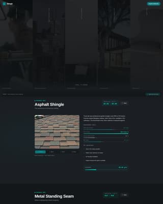 Shingle - Dynamic Roofing Landing Page Template