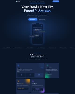 Ridge — Roof Installation Landing Page Template