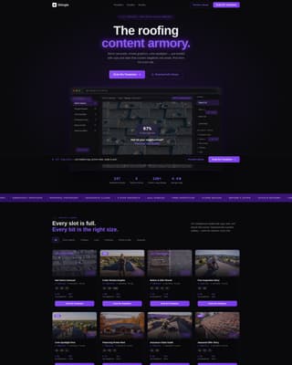 Apex — Roofing Solutions Landing Page Template