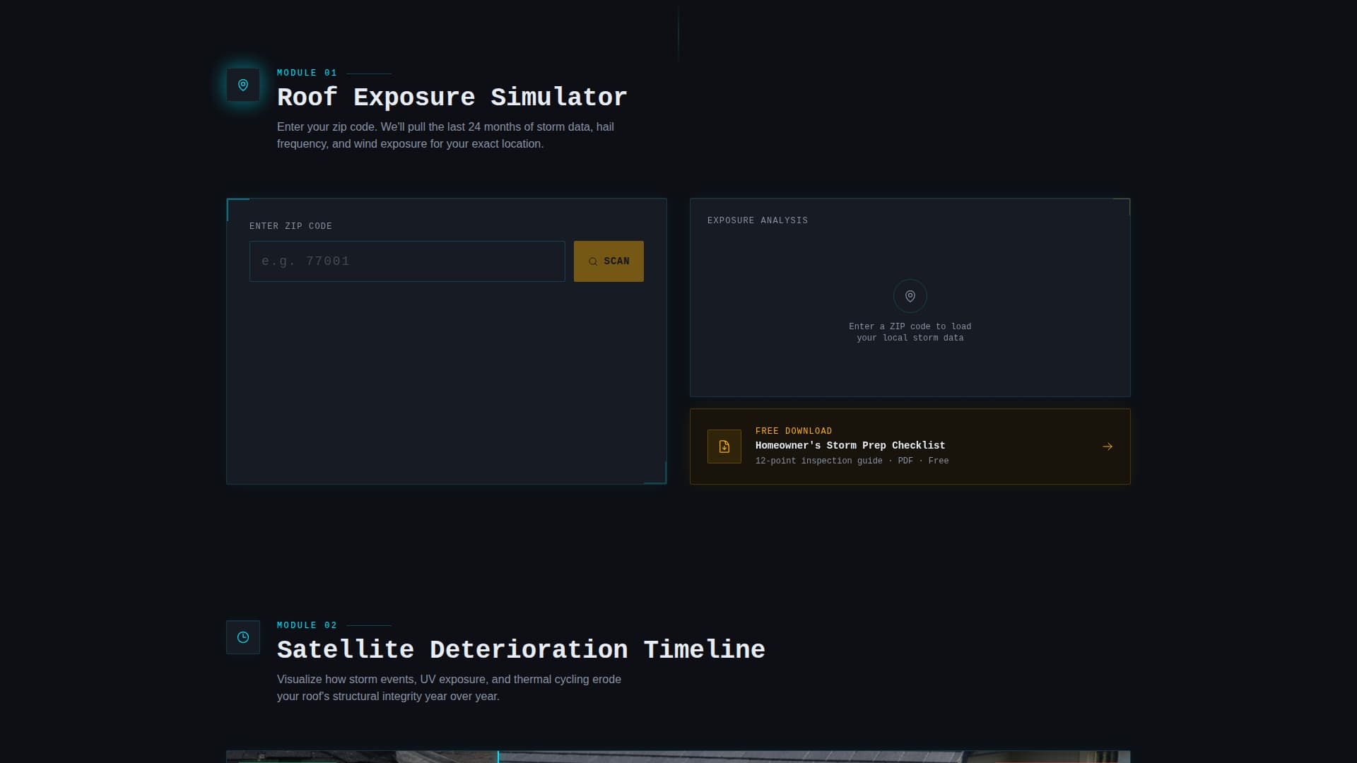 Ridgeline - Intelligent Roofing Landing Page Template