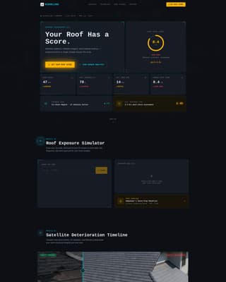 Ridgeline - Intelligent Roofing Landing Page Template