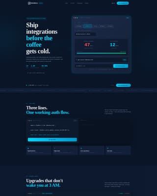 Invoke - Velocity SDK Landing Page Template