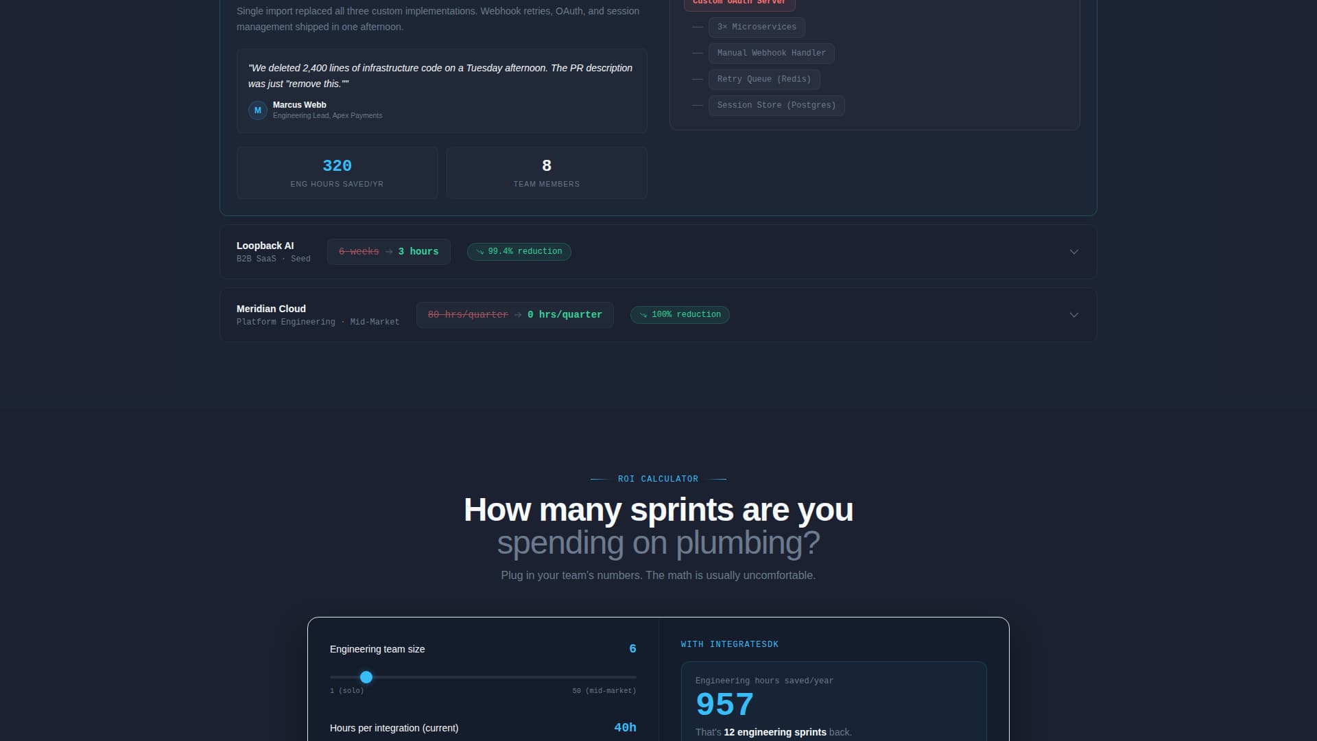 Integrate - Powerful SDK Landing Page Template