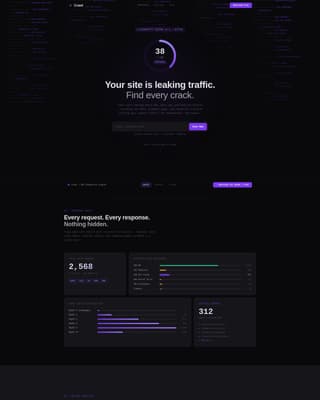 Crawl - Powerful SEO Audit Landing Page Template