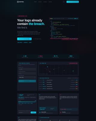 Aegis — Cyber Defense Landing Page Template