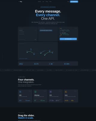 Ping - Instant Messaging Landing Page Template