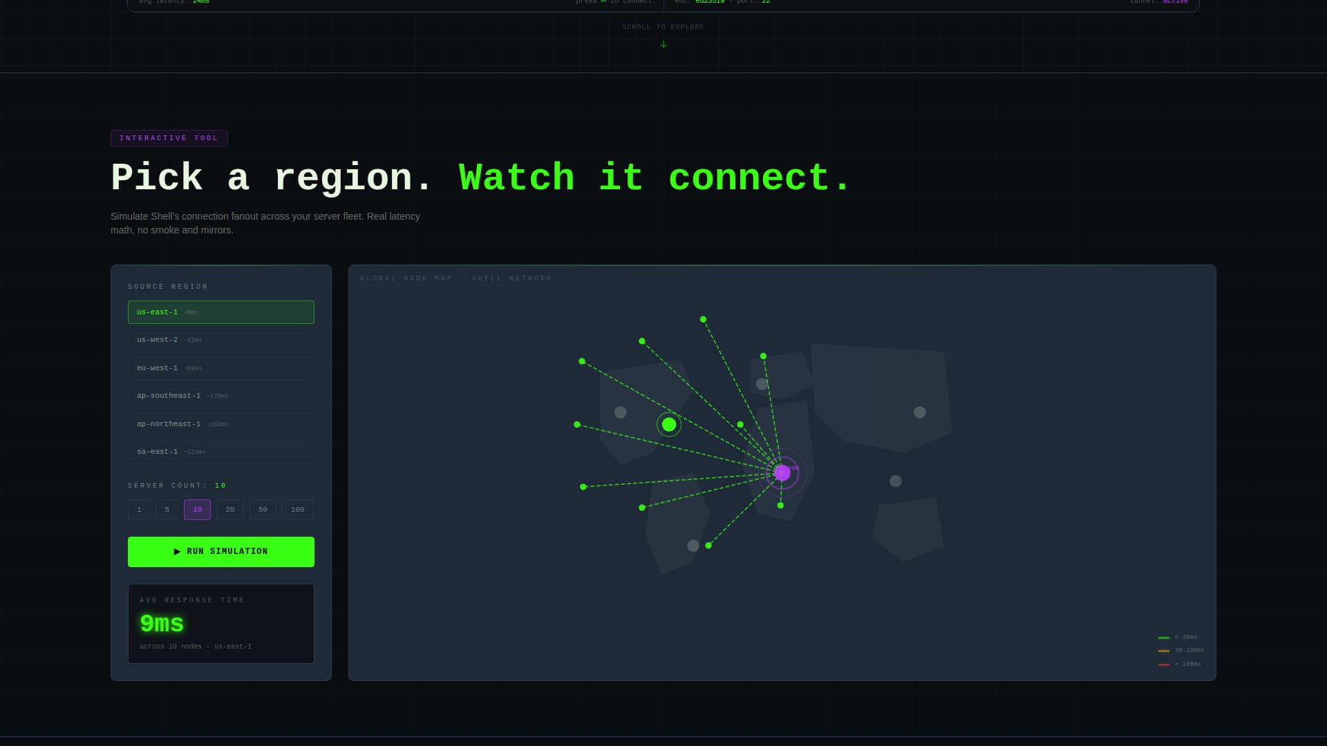 Shell - Powerful SSH Landing Page Template