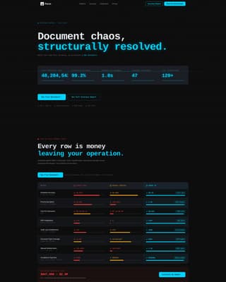 Scan — Document Processing Landing Page Template