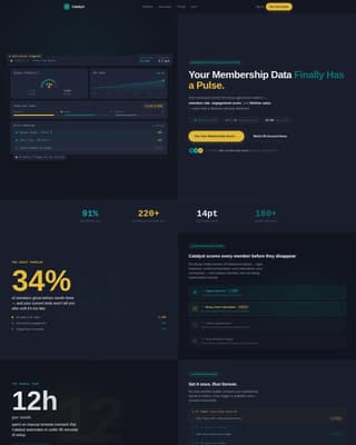 Catalyst - Powerful Membership Landing Page Template