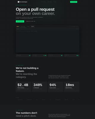 SaaS Company Careers & Engineering Recruitment Website Template
