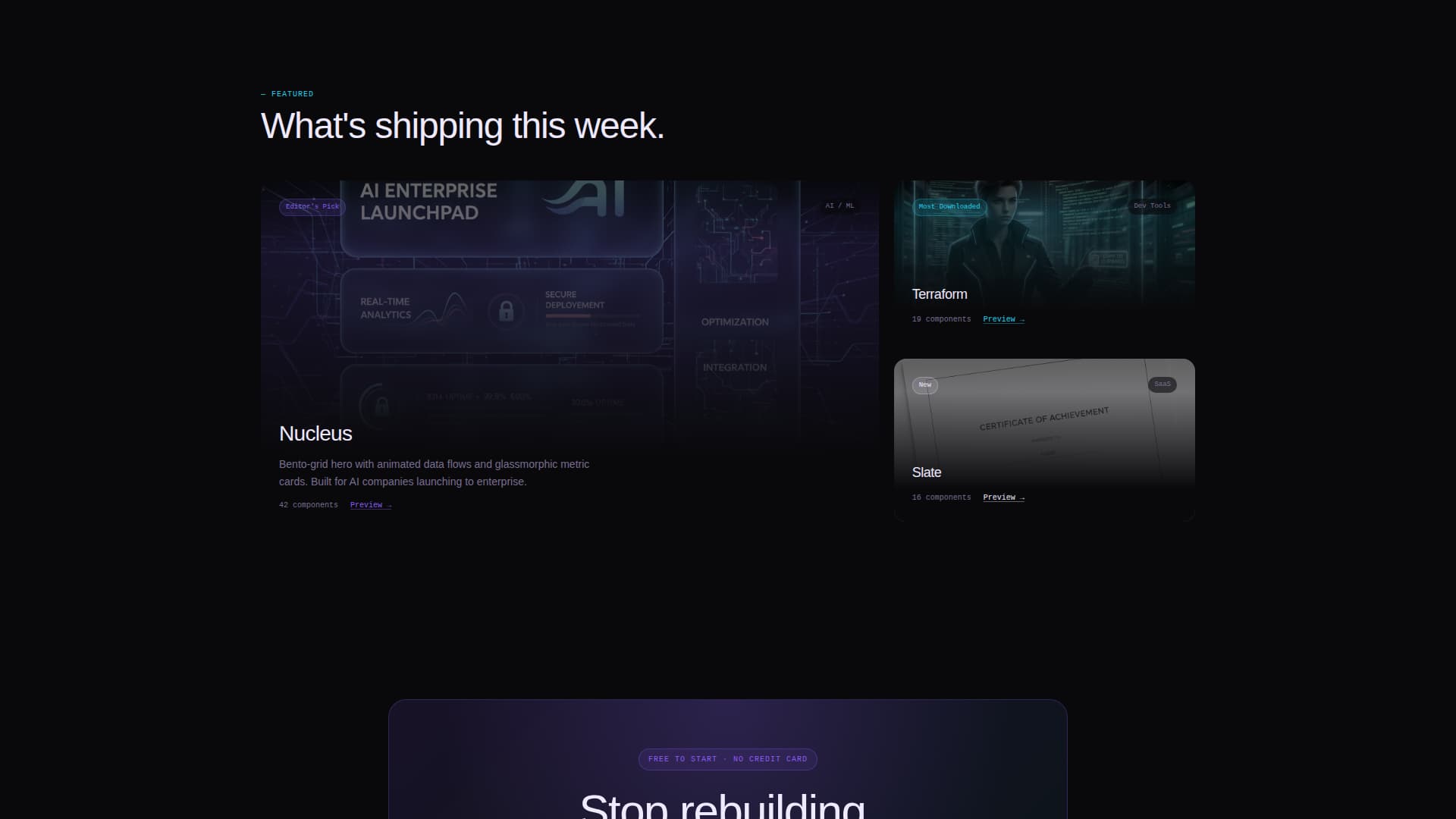 Catalog - Pixelperfect SaaS Landing Page Template