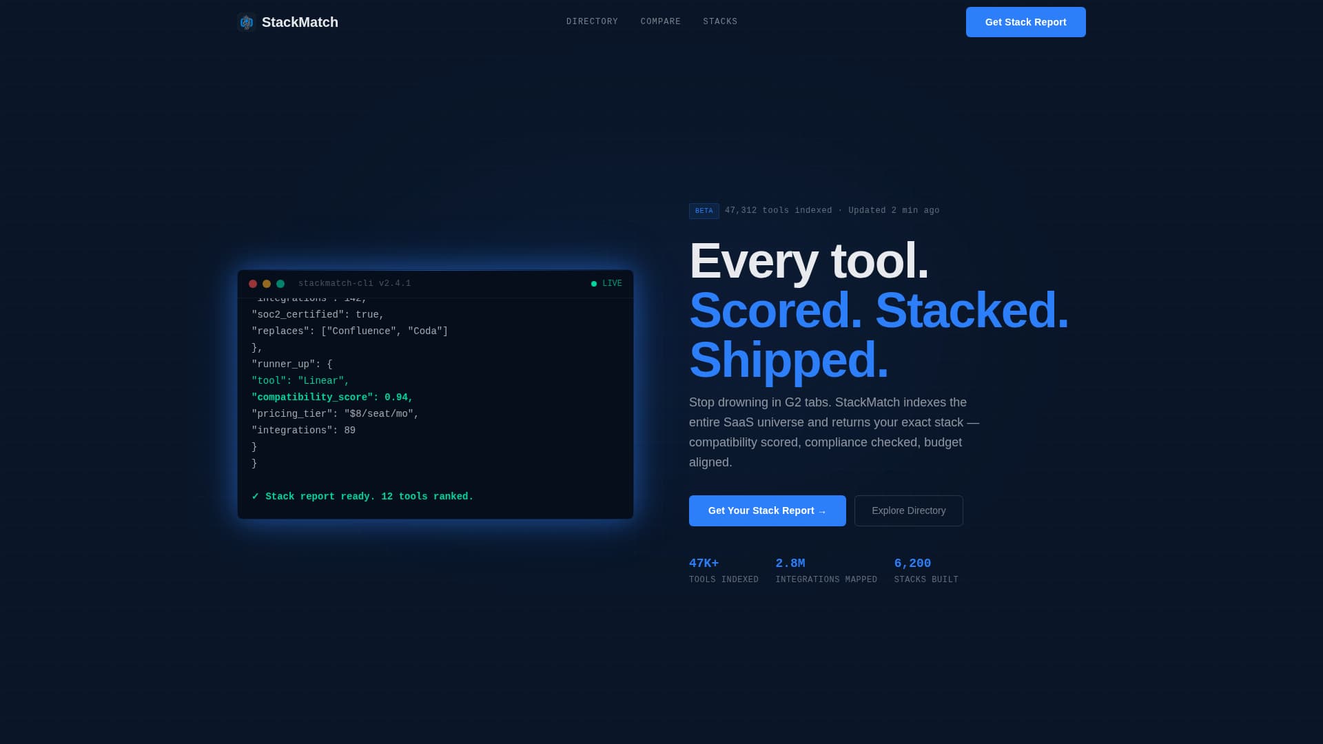 Software Discovery & Comparison Platform Website Template
