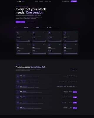 SaaS Multi-Product Portfolio Suite Website Template