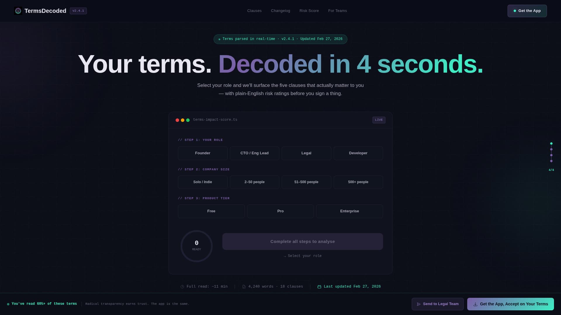 SaaS Terms of Service Plain-Language Website Template