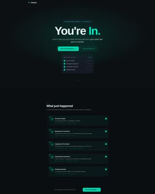 SaaS Post-Signup Activation & Onboarding Website Template