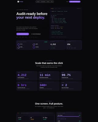 Audit — Robust Compliance Landing Page Template