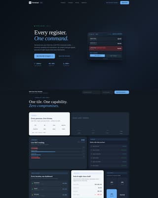 Nexus — Point of Sale Landing Page Template