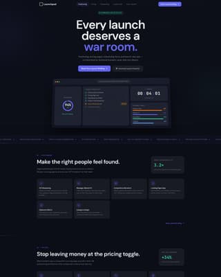 Launchpad - Powerful SaaS Landing Page Template