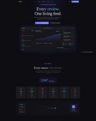 Pulse - Dynamic Review Landing Page Template