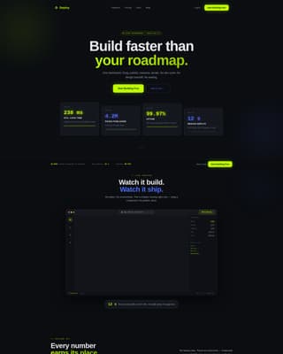 Deploy - Powerful SaaSbuilder Landing Page Template
