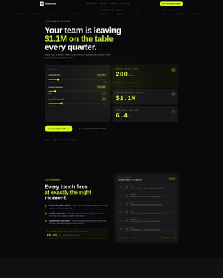 Outbound - Highconverting Salesengagement Landing Page Template