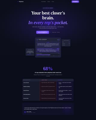 Playbook - Highvelocity Sales Landing Page Template