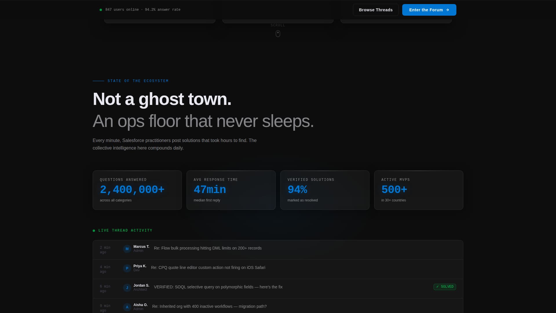 Trailforce - Elite Salesforce Landing Page Template