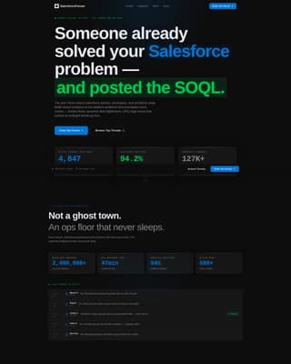 Trailforce - Elite Salesforce Landing Page Template