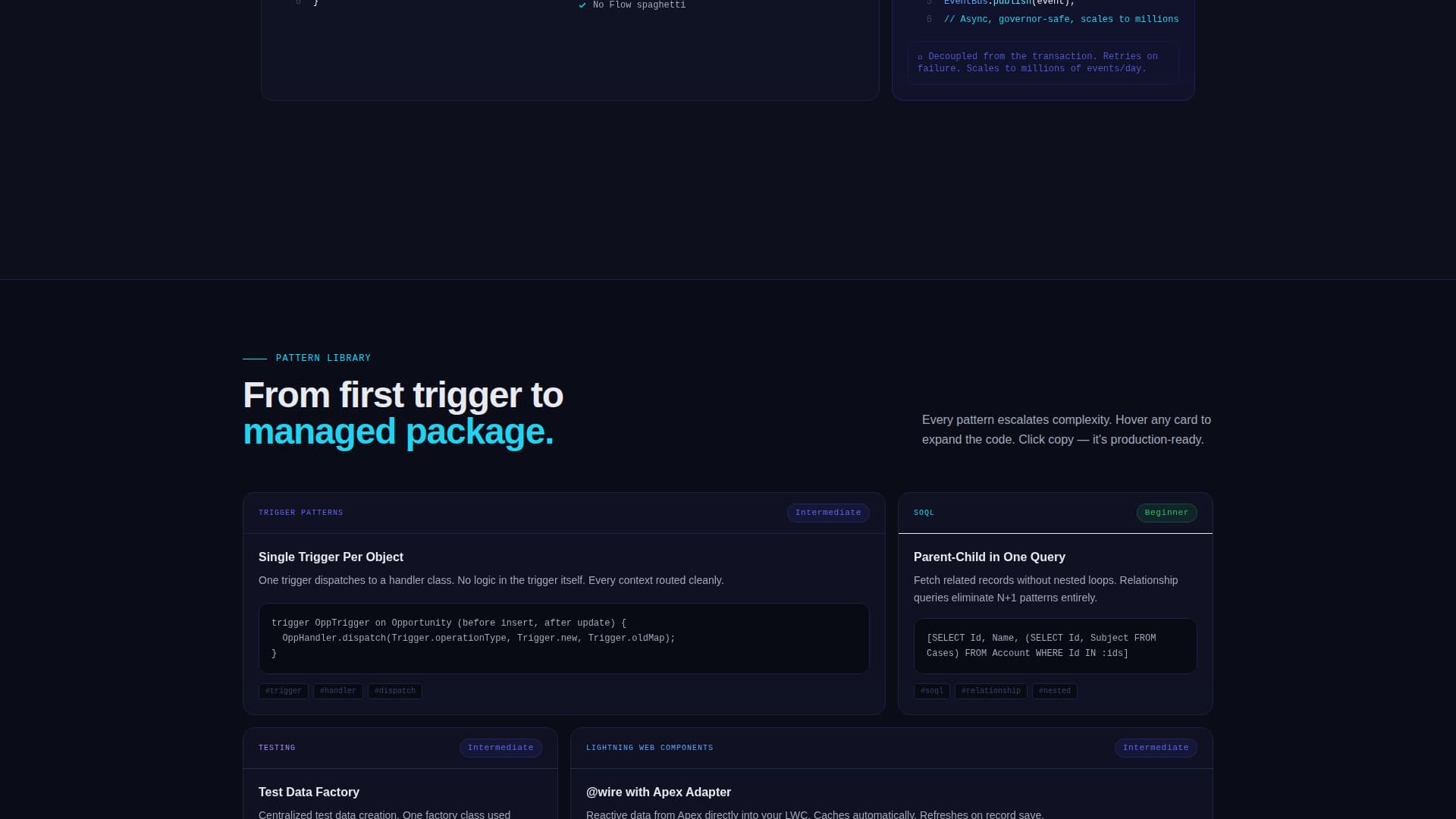 Apex - Dynamic Salesforce Landing Page Template