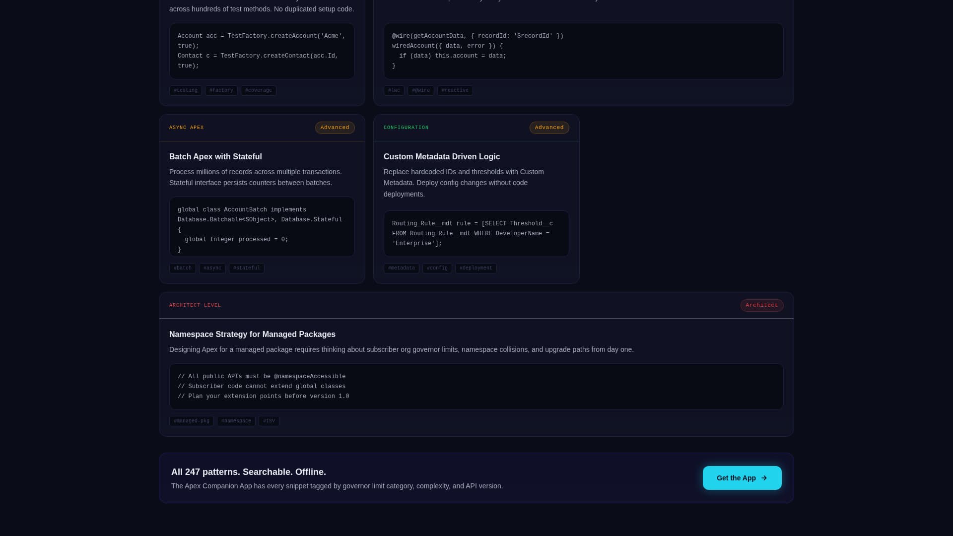 Apex - Dynamic Salesforce Landing Page Template