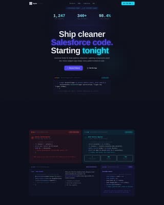 Apex - Dynamic Salesforce Landing Page Template
