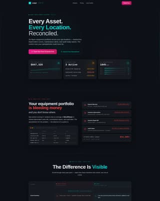 Ledger - Powerful SaaS Asset Landing Page Template