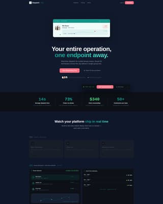 Fieldwork — Swift Operations Landing Page Template