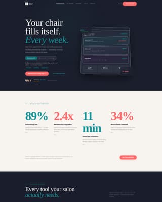 Glow - Retentiondriven Membership Landing Page Template