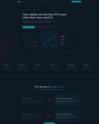 Route - Intelligent Salonspa Landing Page Template