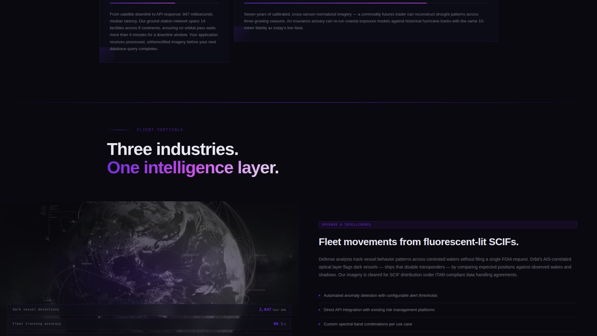 Orbit - Precision Satellite Landing Page Template