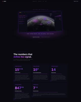 Orbit - Precision Satellite Landing Page Template