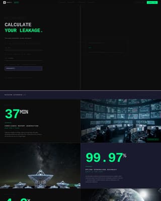 Orbit - Brutalist Satellite Landing Page Template