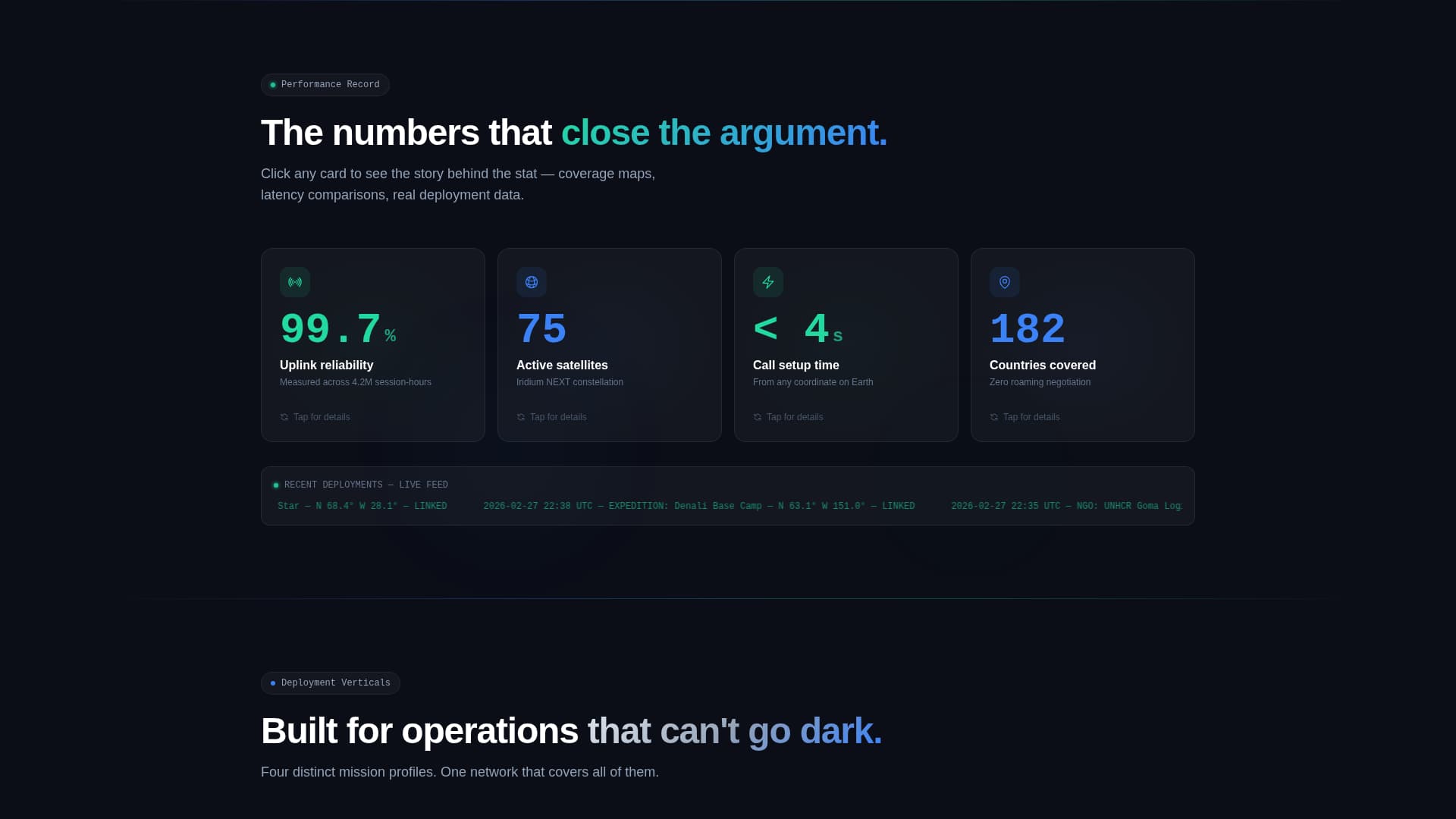 Signal - Powerful Satellite Landing Page Template
