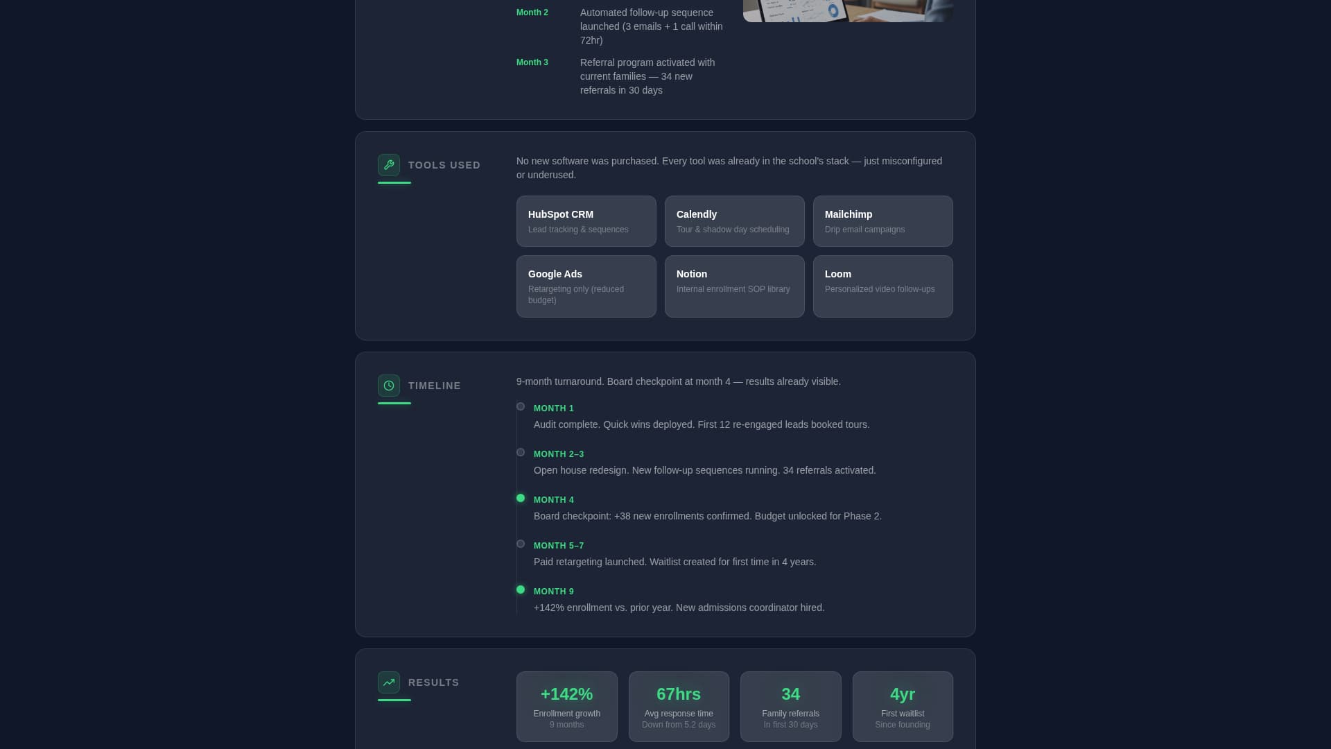 Enroll - Powerful Academy Landing Page Template