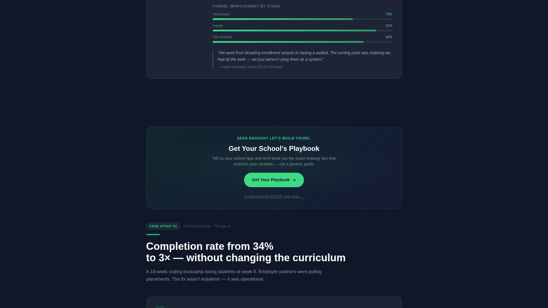 Enroll - Powerful Academy Landing Page Template