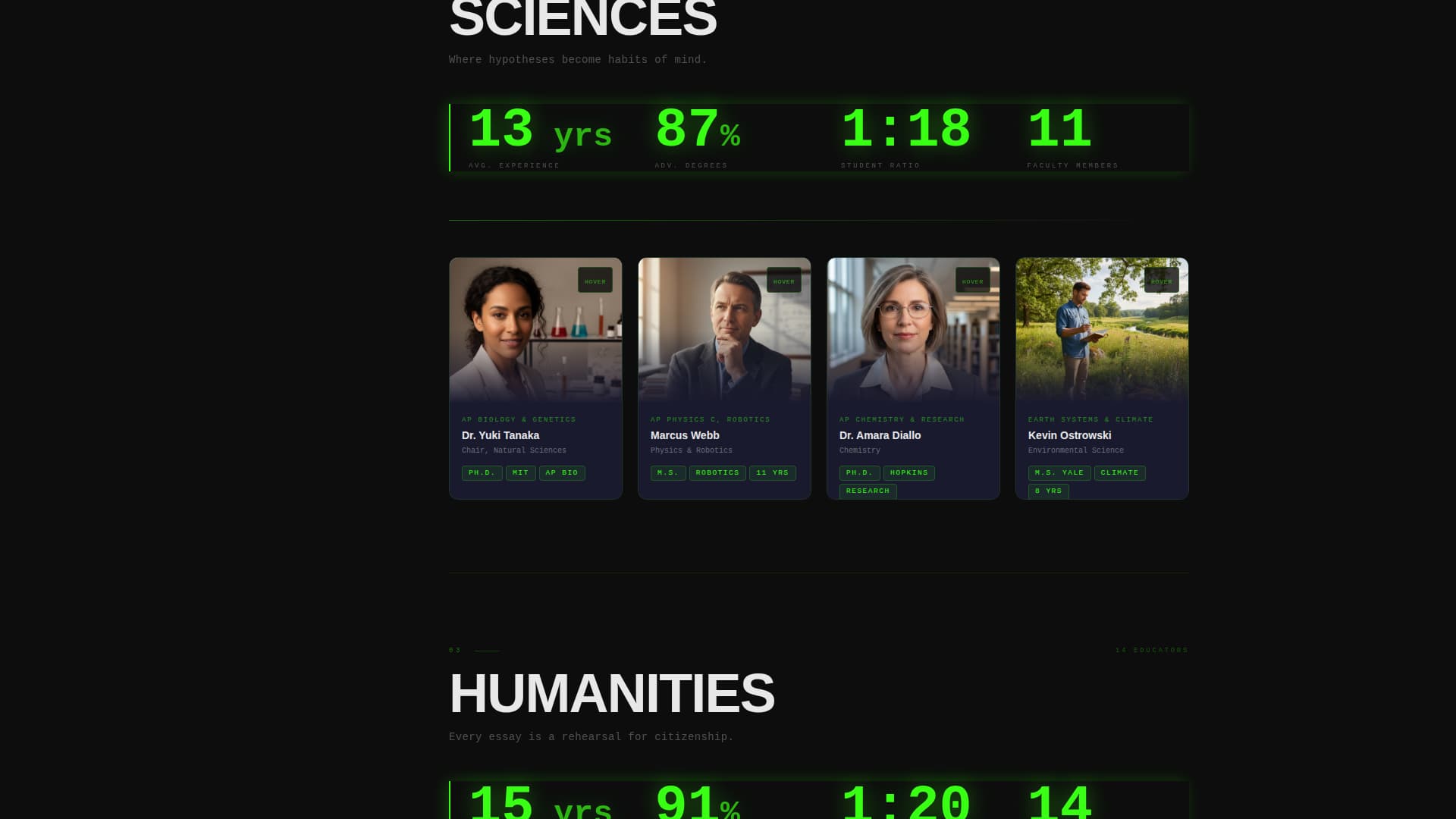 Teach — Innovative Institution Landing Page Template