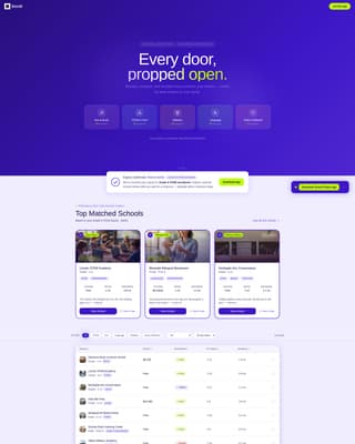 Enroll - Dynamic School Finder Landing Page Template