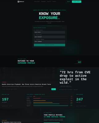 Breach - Bold Security Landing Page Template
