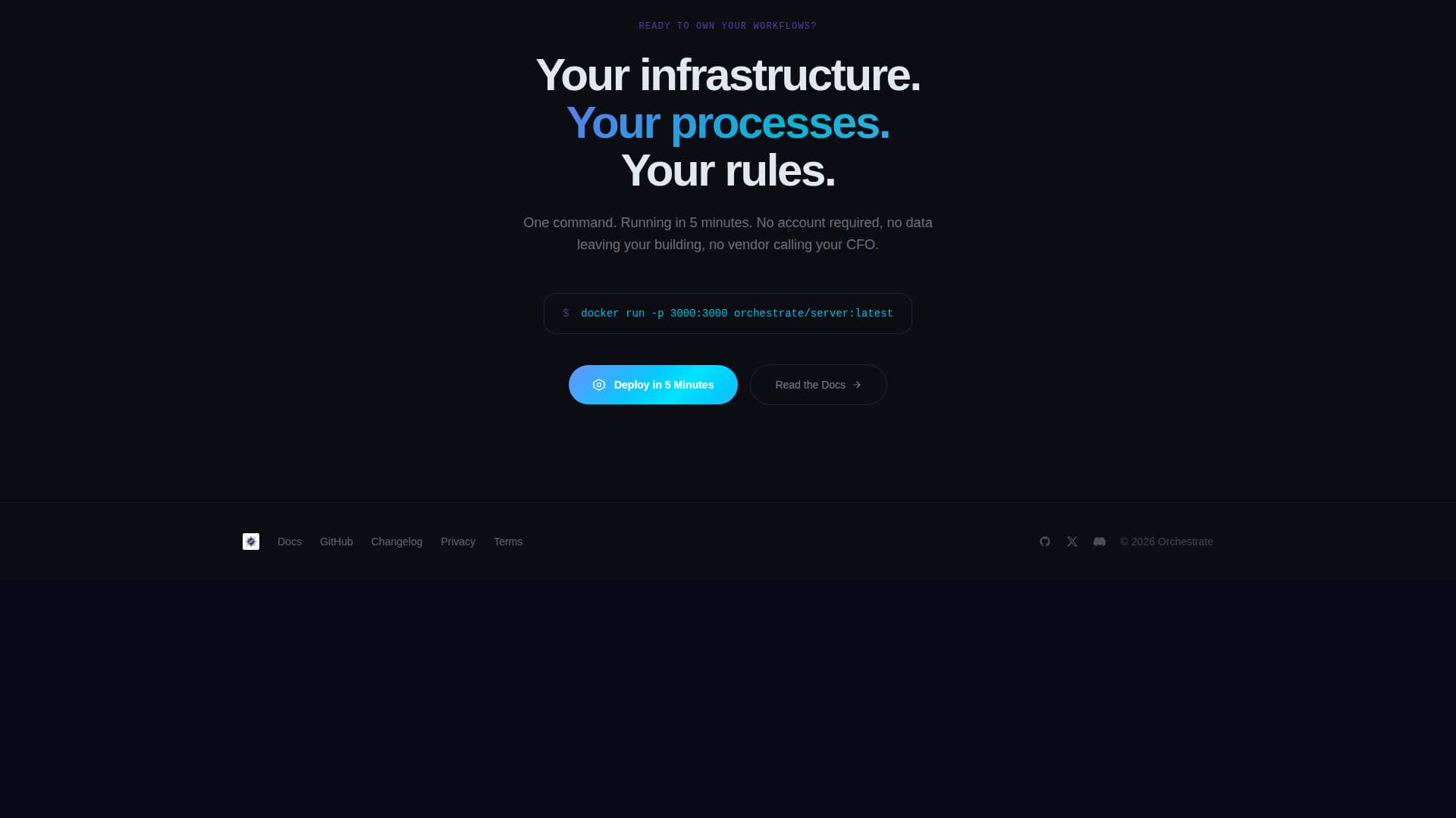Self-Hosted Enterprise Software Professional Website Template